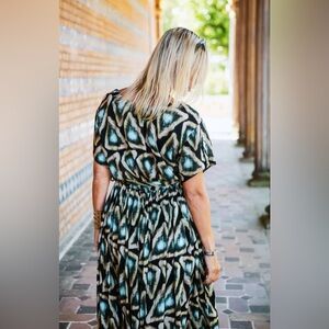 And Andrea ikat pant /dress maxi length sz S-M